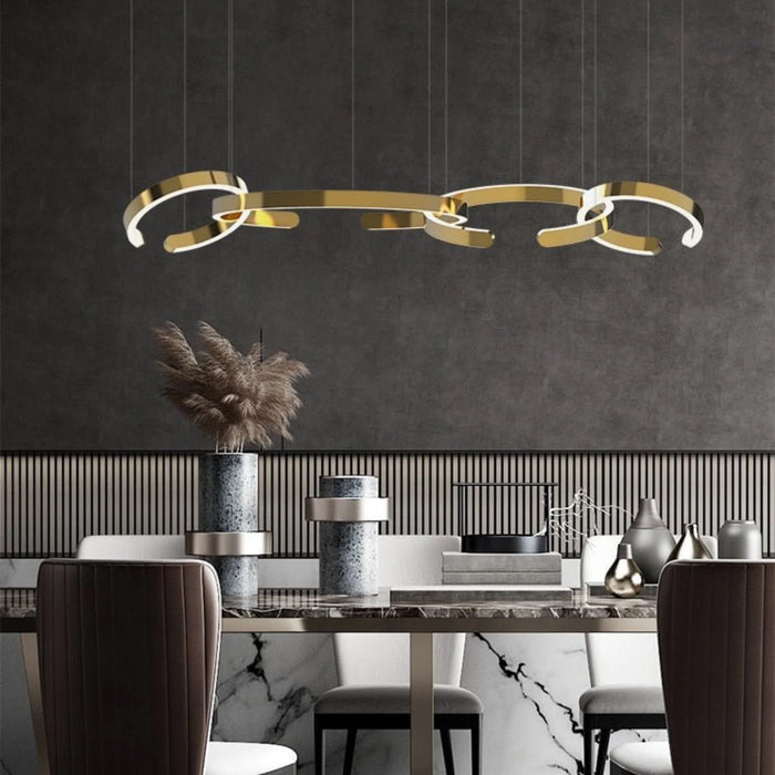 MIRODEMI® Brig-Glis | Spiral LED Chandelier for Living Room