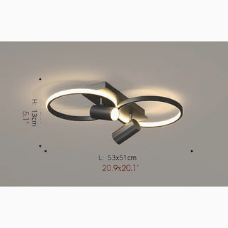 MIRODEMI® Brugge | Modern Ring LED Ceiling Light on