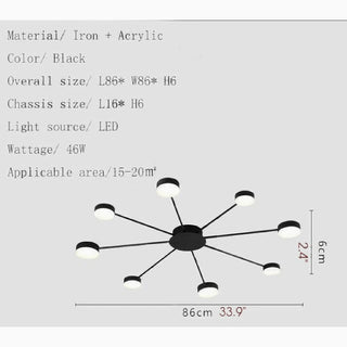 MIRODEMI® Buchs |  LED  Chandelier