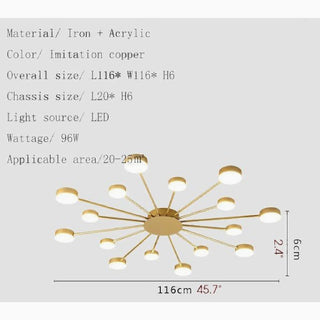 MIRODEMI® Buchs | lamp Chandelier