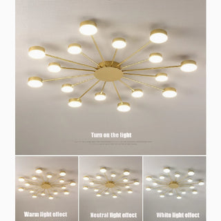 MIRODEMI® Buchs | Floral LED Ceiling Chandelier