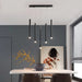 MIRODEMI Burgdorf Black Pendant Lamp In A Nordic Style Kitchen Island Decor