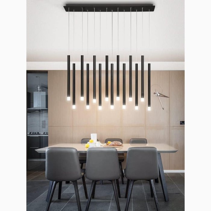 MIRODEMI Burgdorf Black Pendant Chandelier In A Nordic Style For Kitchen