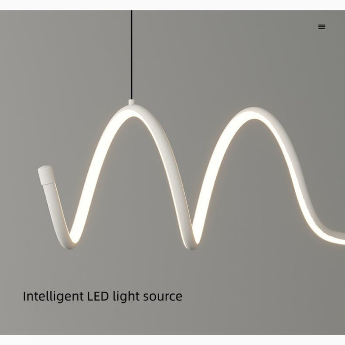 MIRODEMI Bussigny-près-Lausanne Nordic Pendant Lamp With A Long Strip LED Light