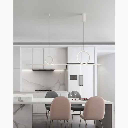 MIRODEMI Bussnang Modern Pendant Lamp With Ribbon Design For Kitchen