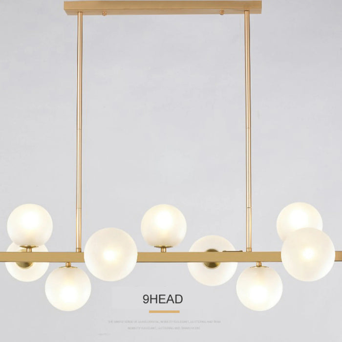 MIRODEMI® Ca' d'Andrea | Modern Gold Pearls Light for Kitchen