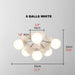 MIRODEMI® Cabella Ligure | Creative Flower Branch LED Ceiling Lamp for Dining Room