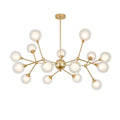 MIRODEMI® Cabiate | Glass Globe Shaped Chandelier for Hotel