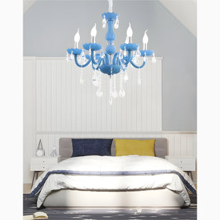 MIRODEMI® Cabras | Crystal Multi-color Chandelier for Bedroom