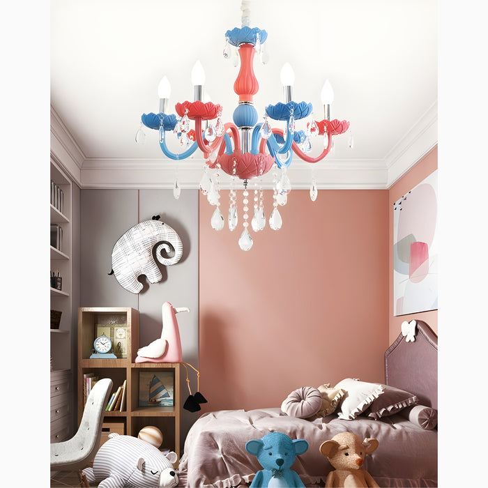 MIRODEMI® Cabras | Multi-color Chandelier for Kids Bedroom