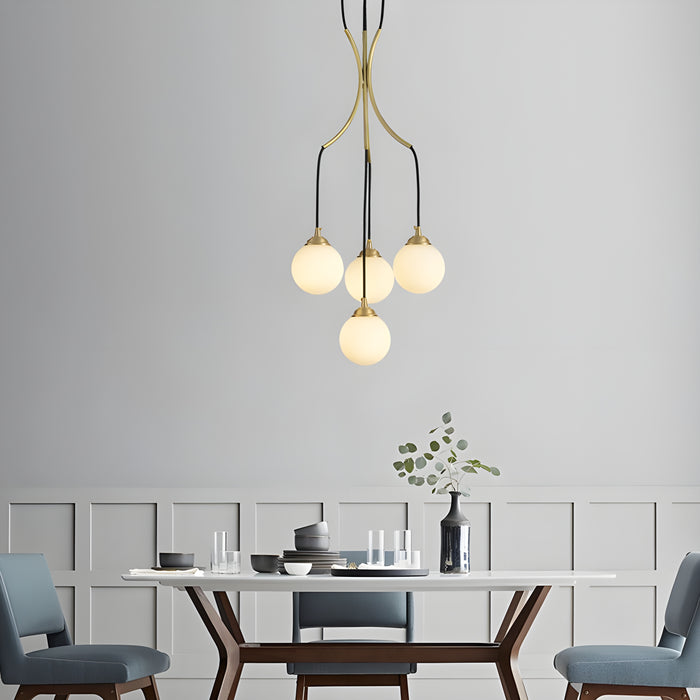 MIRODEMI Cabris | Designer Nordic Modern Long Glass Balls Lighting Fixture for Dining Room