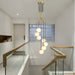 MIRODEMI Cabris | Designer Nordic Modern Long Glass Balls Lighting Fixture for Foyer