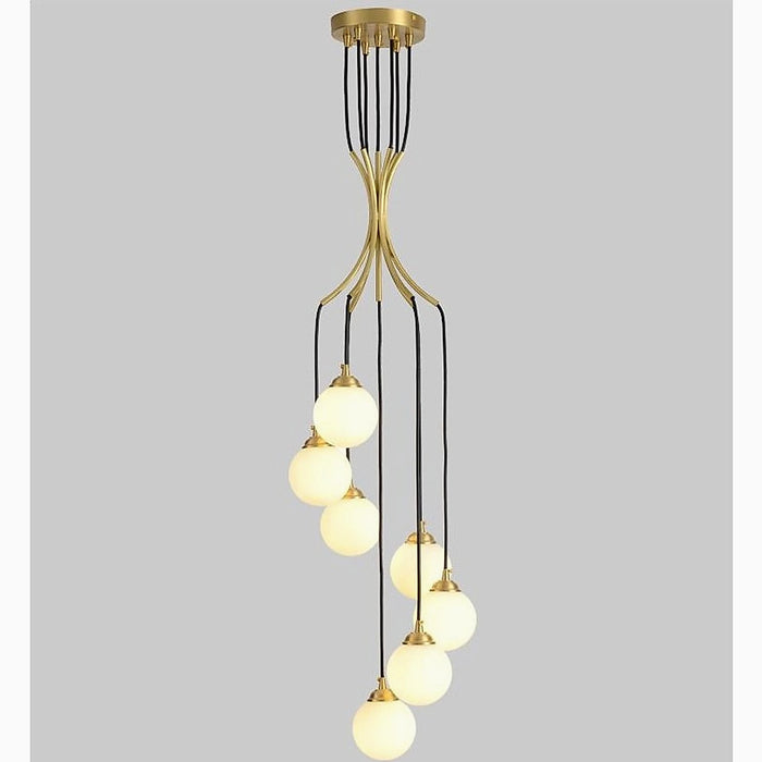 MIRODEMI Cabris | Designer Nordic Modern Long Glass Balls Lighting Fixture for Living Room