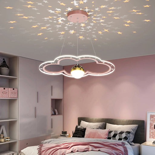 MIRODEMI® Caccamo | Cloud with Stars Shape Chandelier for Bedroom