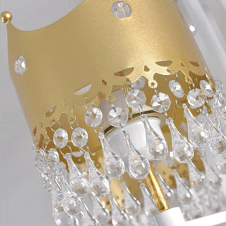 Luxury Gold Crystal Chandelier for Children's Room