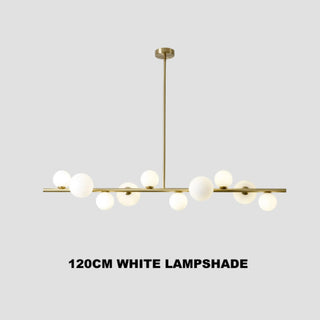 MIRODEMI® Cadegliano-Viconago | Linear Chandelier for Dining Room