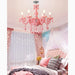 MIRODEMI Caderzone Nordic LED Pink Crystal Luxury Pendant Chandelier For Bedroom