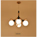 MIRODEMI® Cadoneghe | Nordic-Styled Wood Chandelier with Glass-Ball Lights B Black