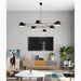 MIRODEMI® Cadorago | Black Ultramodern Design Pivot Pendant Chandelier For Living Room
