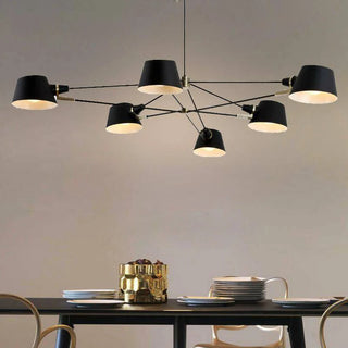 MIRODEMI® Cadorago | Black Ultramodern Design Pivot Pendant Chandelier For Kitchen