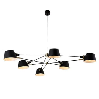 MIRODEMI® Cadorago | Black Ultramodern Design Pivot Pendant Chandelier For Kitchen