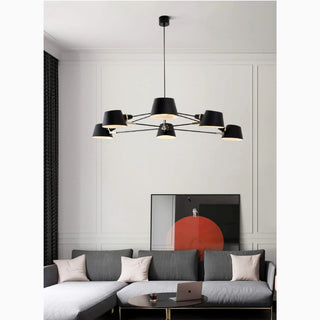 MIRODEMI® Cadorago | Black Ultramodern Design Pivot Pendant Chandelier For Kitchen