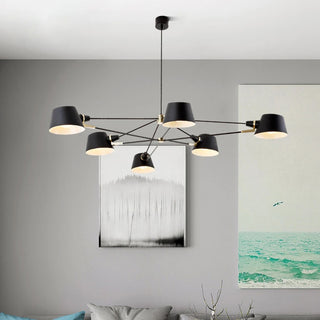 MIRODEMI® Cadorago | Black Ultramodern Design Pivot Pendant Chandelier For Kitchen