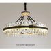 MIRODEMI® Caerano di San Marco | Postmodern Round Crystal Leather LED Chandelier  For Bedroom