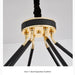 MIRODEMI® Caerano di San Marco | Postmodern Round Crystal Leather LED Chandelier  For Bedroom