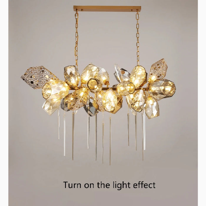 MIRODEMI® Cafasse | Postmodern Creative Luxury K9 Crystal Chandelier Lights On