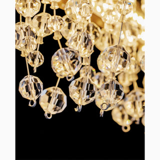 MIRODEMI® Cagno | Innovative Stainless Steel Chandelier with Crystal Pendant Design for Dining