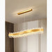 MIRODEMI® Caglio | Luxury Wave-Shaped Rectangle Crystal Chandelier For Hallway