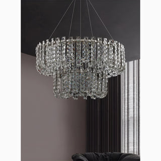 MIRODEMI® Cagnano Amiterno | Premium Hall Chandelier with LED and Crystal Accents