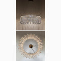 MIRODEMI® Cagnano Amiterno | Large Hall Chandelier – LED Crystal Pendant for a Luxe Look