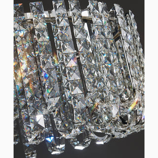 MIRODEMI® Cagnano Amiterno | LED-Illuminated Large Crystal Chandelier for Refined Hall Decor