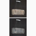 MIRODEMI® Cagnano Amiterno | Contemporary LED Pendant Chandelier with Crystal for Halls