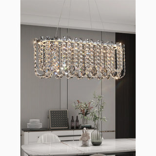 MIRODEMI® Cagnano Amiterno | LED Crystal Pendant Light – Elegant Addition to Any Hall