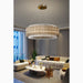 MIRODEMI® Cagnano Varano | Elegant Large Luxury Gold Crystal Chandelier For Hall