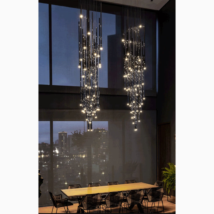 MIRODEMI® Caianello | Modern Hanging Tube Design Pendant Chandelier For Kitchen