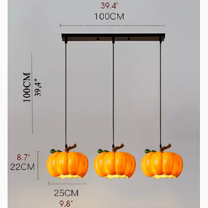 Camporosso | Orange Pumpkin Lamp for Cafe