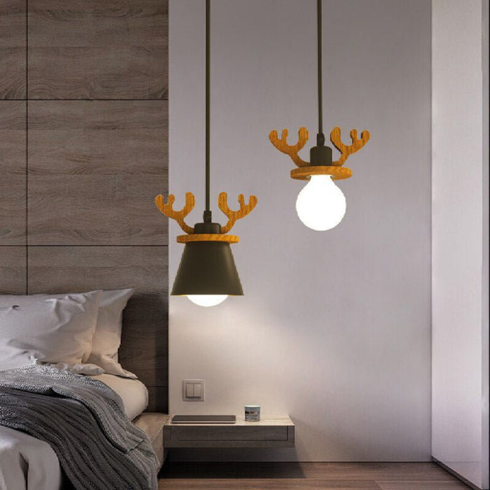MIRODEMI Cap-d'Ail Creative Ceiling Light with Deer Antlers Design For Bedroom