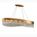 MIRODEMI Capo Noli New Modern Wave-Shaped Crystal Chandelier For Home Decoration
