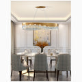 MIRODEMI Capo Noli New Modern Wave-Shaped Crystal Chandelier For Dining Room