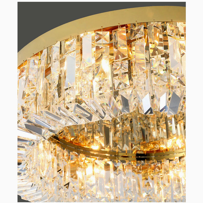 MIRODEMI® Carcare | Eminent Drum Crystal Chandelier for Ceiling details