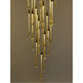 MIRODEMI® Castagniers | Staircase Gold Crystal Chandelier