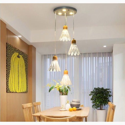 MIRODEMI® Castellar | Charming Shuttlecock Design Hanging Lamp for Dining Room