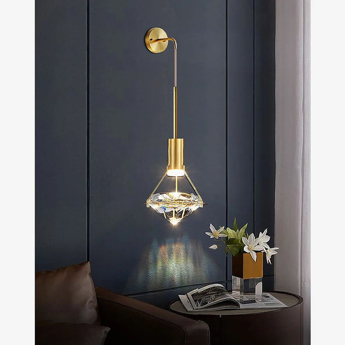 MIRODEMI® Catarroja | High quality copper wall light fixture | wall sconce | gold wall lamp
