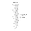 Cernobbio | Staircase Hanging Crystal Lamp