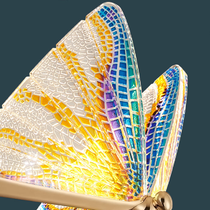 MIRODEMI Cervo Crystal Pendant Light With Hanging Butterflies Details Decor