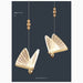 MIRODEMI Cervo Crystal Pendant Light With Hanging Butterflies Color Details